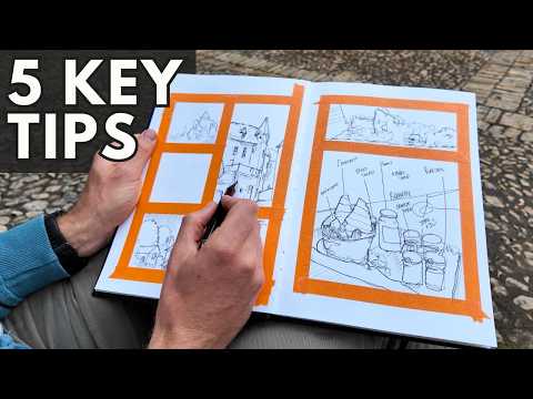 5 Quick Tips for Sketching on Holiday (With Examples!)