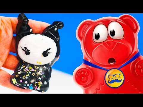 ВОТ КАКИЕ БЫВАЮТ ТАБА ЛАПКИ ! ЖЕЛЕЙНЫЙ МЕДВЕДЬ ВАЛЕРА УДИВЛЕН.