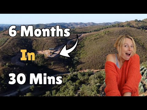 Everything We Did In 25 Acres Of Raw Off Grid Land | 6 MONTHS TIMELAPSE