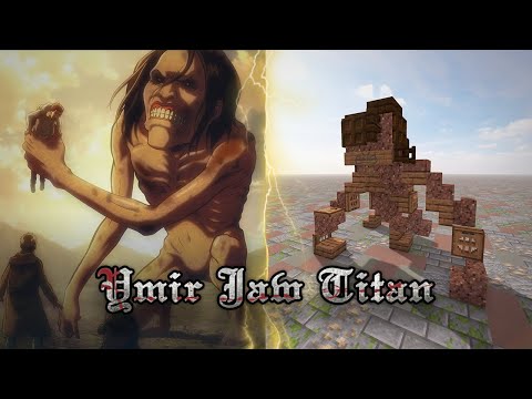 How to Build Ymir Jaw Titan 1:1 Scale in Minecraft (Attack on Titan)