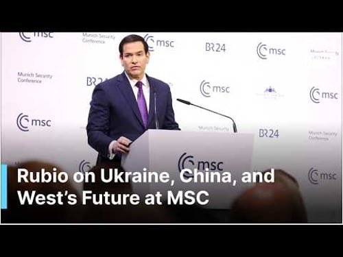 Full Exchange: Marco Rubio on Ukraine, China, and West’s Future at Munich Security Conference | AC1G