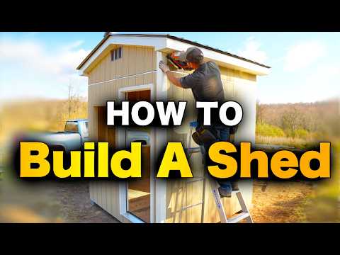 How to Build a Shed – For Beginners Step-by-Step!