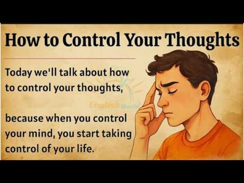 Control Your Thoughts Control Your Life Graded Reader Speak English Fluently ✅️