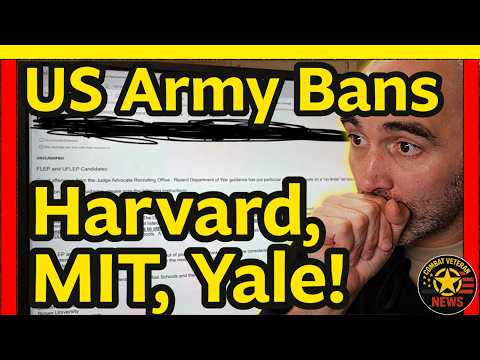 Army BANS Officers Studying at Harvard, Yale, MIT!