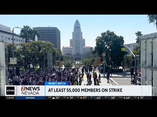 Los Angeles County workers on strike