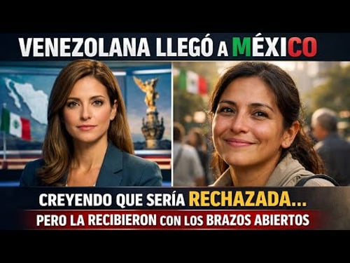 Una mujer venezolana creía que sería rechazada en México, pero fue recibida con los brazos abiertos