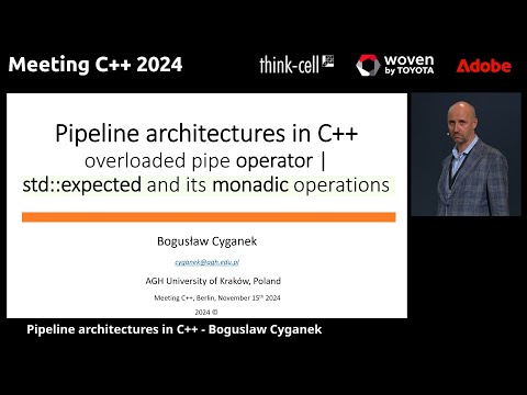 Pipeline architectures in C++ - Boguslaw Cyganek - Meeting C++ 2024