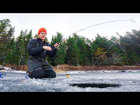 Ice Fishing In Northern Ontario (First Trip Of The Season)