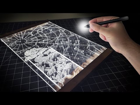 I Used A Lasercutter To Draw With Light