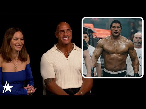Emily Blunt Praises Dwayne Johnson's Epic Transformation In 'The Smashing Machine'