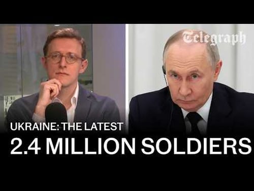 Putin’s army swells to 2.4 million men & Pentagon 'asks Ukraine for help' in Iran
