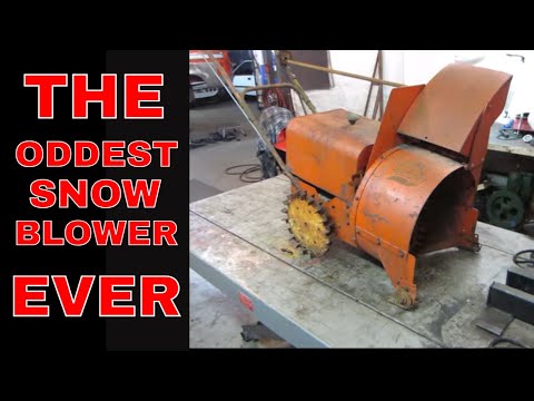 Abandoned antique Snowblower, Can It Be Saved?