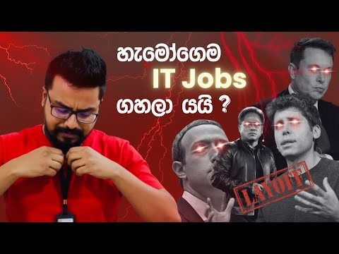 හැමෝගෙම IT Jobs ගහල යයි? Layoffs
