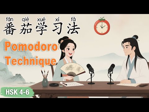 HSK 4–6|Learn Chinese Smarter in 25 Minutes|Use the Pomodoro Technique to Stay Focused!#learnchinese