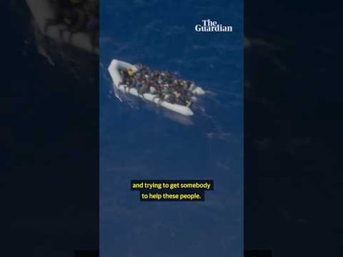 Migrant boats cross Europe's largest mass grave: 'Death comes in many forms on this route.'