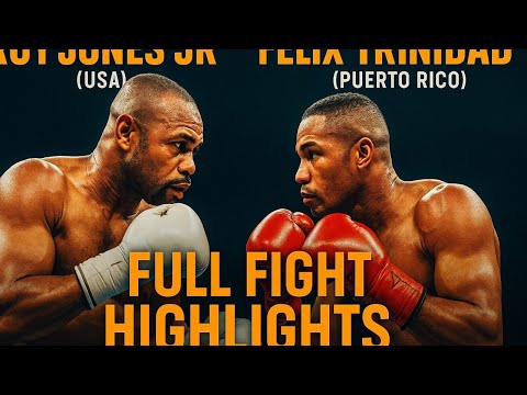 Roy Jones Jr vs Felix Trinidad | Full Fight Highlights | Epic Boxing Clash HD