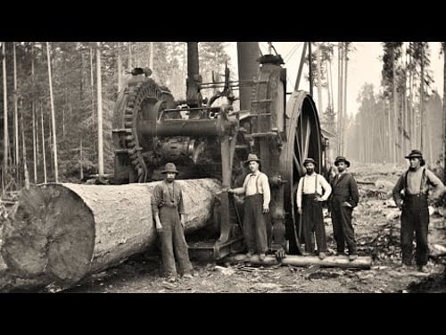 Life in a 1900s American Logging Camp