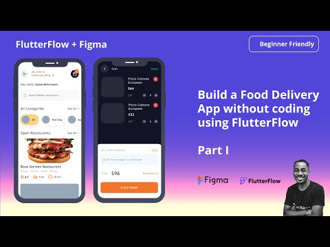 Build a Food Delivery app without coding using FlutterFlow - Part 1