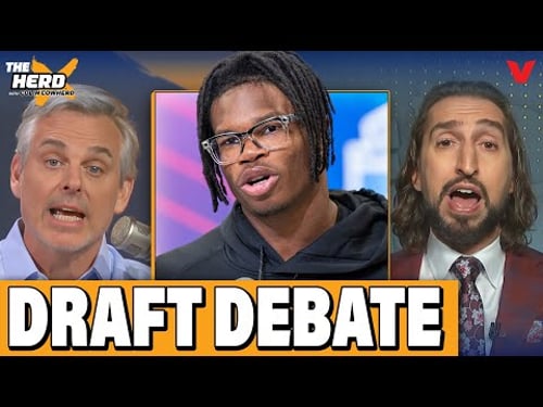 Nick Wright reacts to Colin Cowherd’s 2025 NFL Mock Draft, NBA Playoff | THE HERD
