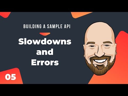 Adding Slowdowns and Error Codes - Building a Sample API in C# Course