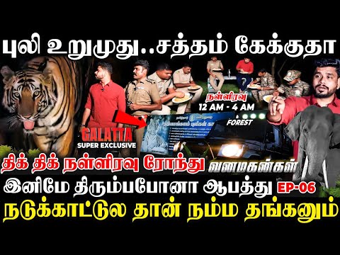 மிரட்டும் புலி,யானை,சிறுத்தை🐯🐘ஆபத்தான காட்டில் Forest Ranger-ன் திக் திக் நள்ளிரவு ரோந்து😱🚓 EPI-6
