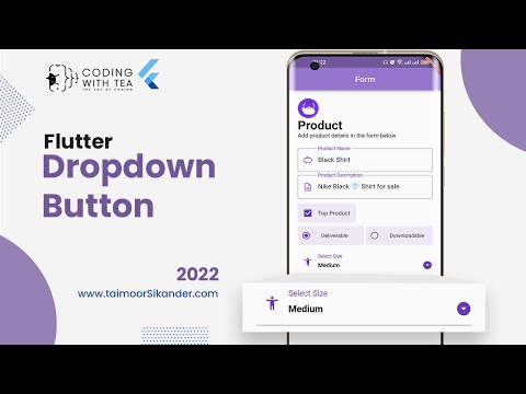 3.6 DropDown Button in flutter - DropdownFormField Flutter 2025