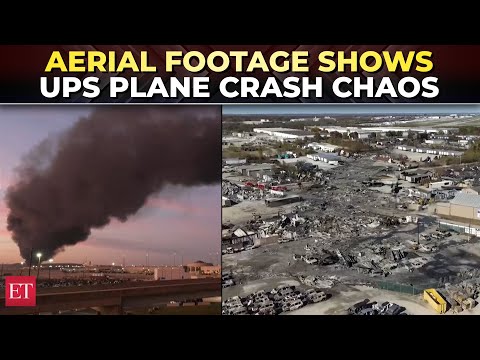 14 Dead in UPS flight 2976 crash over Louisville: Dramatic aerial video captures wreckage and chaos