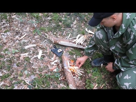 Лесной аналог турбо печки, или костер плита