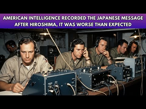 American Intelligence Recorded The Japanese Message After Hiroshima, It Was Worse Than Expected
