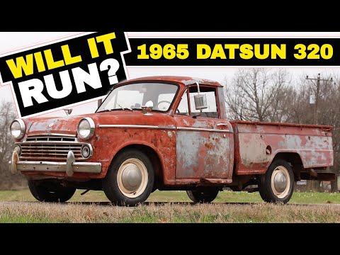 1965 Datsun 320, Will It Run After 30 Years? | Turnin Rust