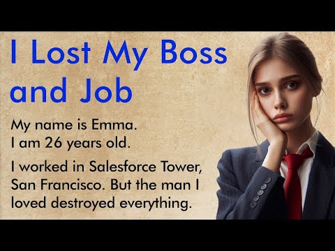 I Love My Boss and Job… But I Lost Both ✅ Heartbreaking English Story A1–A2 Level ✅