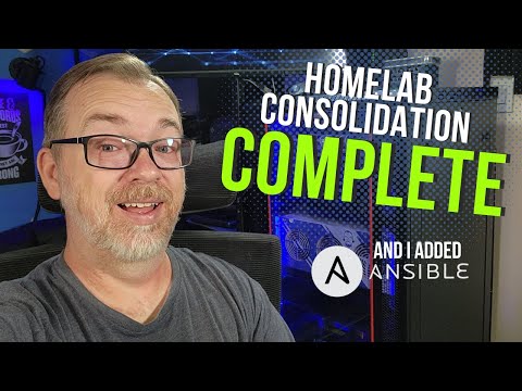 Homelab Consolidation Complete! (and I added Ansible)