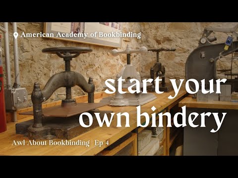 Tools every traditional binder needs to know ⟡ Awl About Bookbinding, Ep. 4