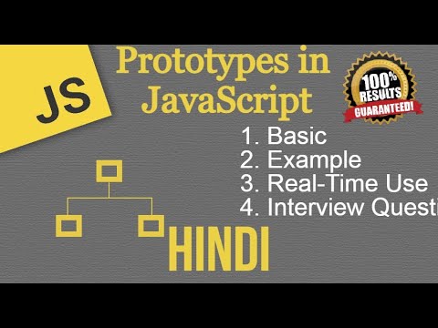 JavaScript prototype in Hindi | Examples | Interview Questions