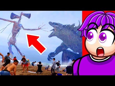 Reacting To GODZILLA vs SIREN HEAD!