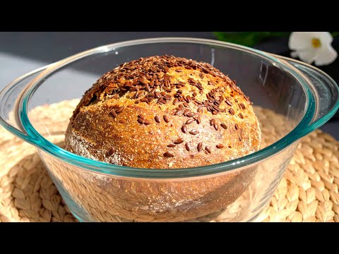 Healthy oatmeal bread in 5 minutes! Without flour and without yeast!