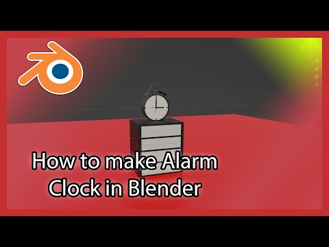 How to make alarm clock in blender