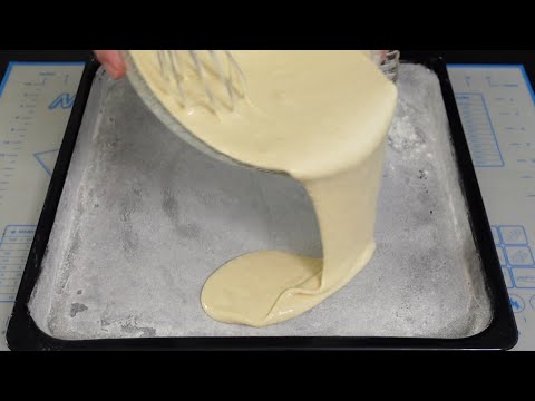 We don't buy PIZZA anymore! Liquid dough🔥I use this method every day! NO KNEAD!!