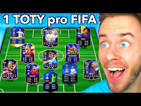 Ich habe 1 unglaublichen TOTY aus jedem FIFA gekauft! ⭐️🐐