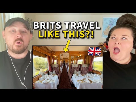Americans React: Inside Britain’s Most Luxurious Trains