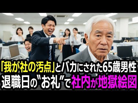 「お荷物扱い」で嘲笑された65歳社員。退職日に語った“たった一言”が、会社の運命を変えた——