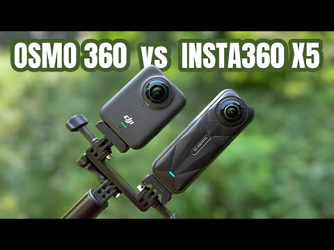 DJI Osmo 360 vs Insta360 X5 Comparison