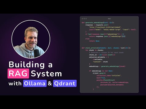 Let's Build a Local RAG System with Ollama & Qdrant