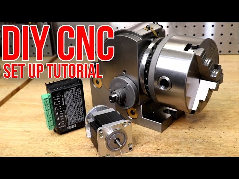 DIY CNC Set Up Tutorial - Budget CNC Dividing Head (TB6600)