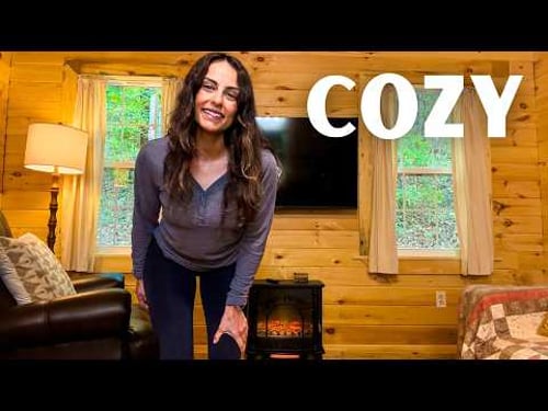 I Completely Transformed the Inside of my Remote Cabin