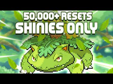 I beat Pokemon FireRed & LeafGreen using SHINIES ONLY