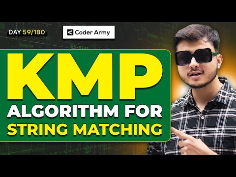 Lecture 43: String Matching || KMP Algorithm