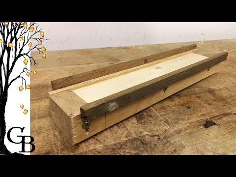 Handplane thicknessing jig for small parts