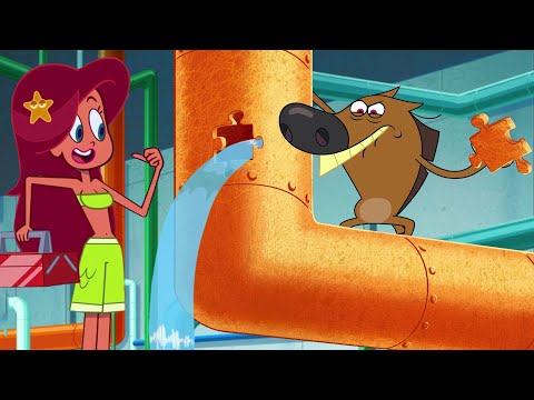 ZIG e SHARKO 🌴 Marina, a profissional de bricolagem! | Desenho Animado em português