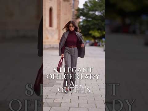 8 Genius Elegant Fall Office Outfits To Wear Now